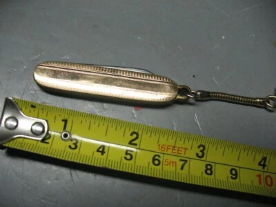 CUCHILLO DE BOLSILLO/LLAVERO IMPERIAL EE. UU. CON ESCALAS DE MÁRMOL SINTÉTICO   Foto 1 de 4