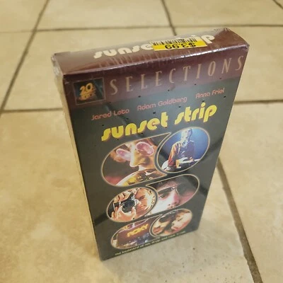 Sunset Strip (VHS, 2001, Fox Selections) Jared Leto Adam Goldberg Anna Friel - Image 1 of 4