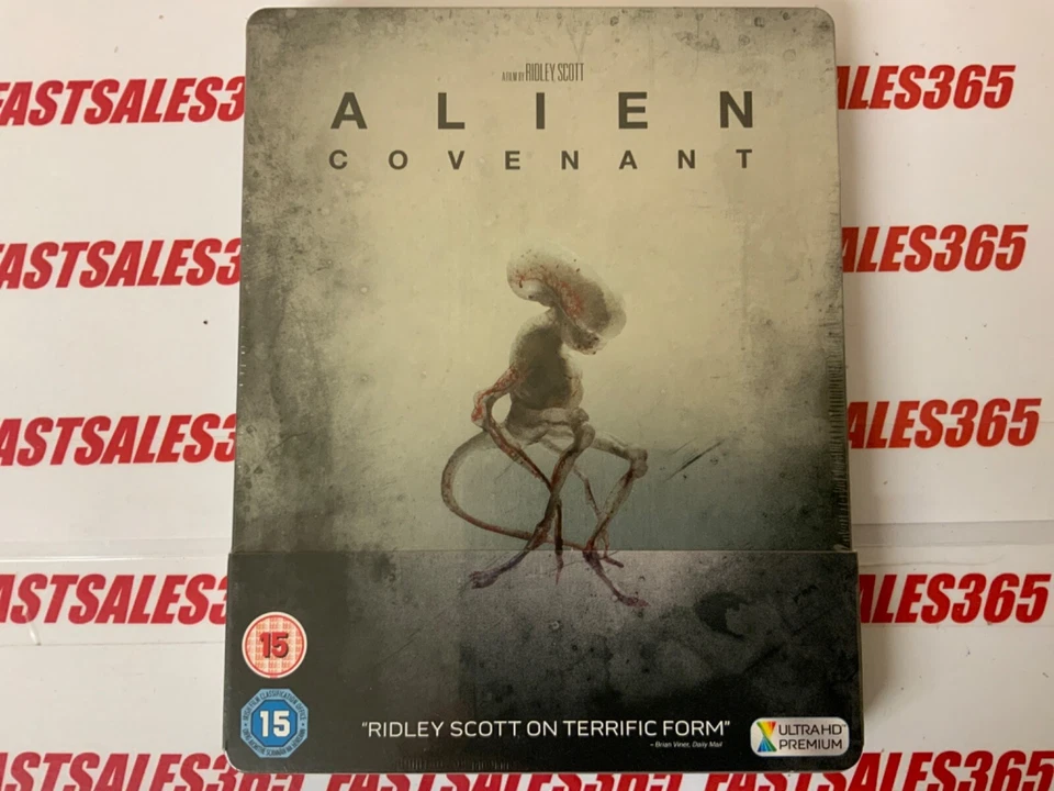 ALIEN : COVENANT - 4K UHD + BLU RAY STEELBOOK - NEW & SEALED - Image 1 of 1