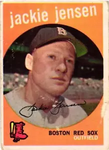 JACKIE JENSEN 1959 Topps #400 FREE SHIPPING B14R3S16P12 - Picture 1 of 2