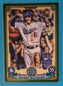 Topps Gypsy Queen 2019 verde #115 Manny Machado Los Angeles Dodgers béisbol - Imagen 1 de 2