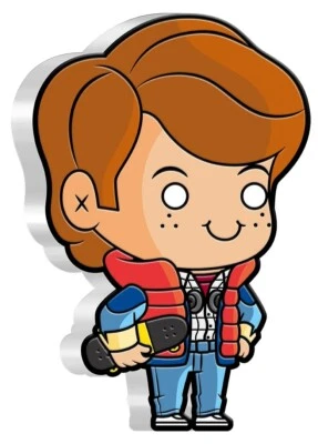 2020 Back to the future 35th Anniversary  Marty MCFLY  1 oz fine silver special - Image 1 of 3