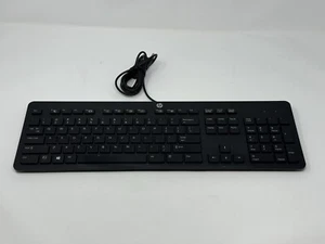 HP USB Business Slim Keyboard UK layout QWERTY Unboxed Keyboard - Picture 1 of 4
