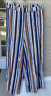 LOVE TREE Striped  Boho Ankle Pants Ladies Size Small