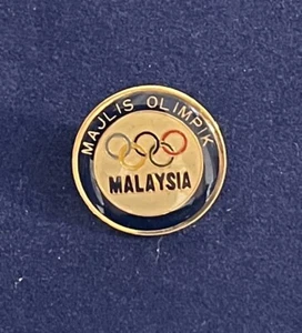 LOS ANGELES 1984 OLYMPIC GAMES / MALAYSIA NOC / TEAM OLYMPIC PIN /MAJLIS OLIMPIK - Picture 1 of 3