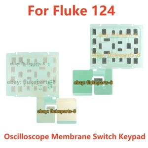 Piezas de teclado de placa de contacto de membrana para probador Fluke de 124 metros NUEVO - Imagen 1 de 5