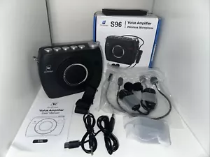 WIinBridge S96 25W Wireless Voice Amplifier w/Two Bluetooth Headset Microphone - Picture 1 of 14