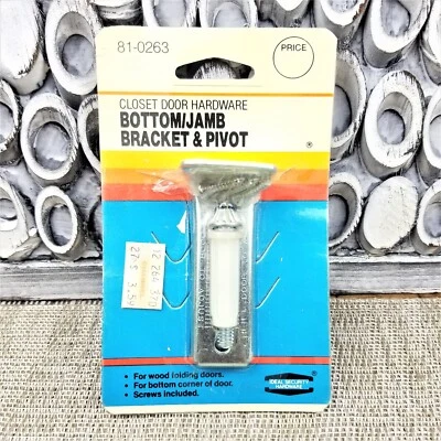 Herrajes para puertas de armario soporte de jamba inferior y pivote 81-0263 puertas correderas de madera Foto 1 de 4