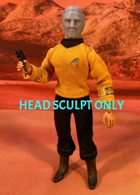 FIGURA PERSONALIZADA STAR TREK CAPITÁN RON TRACY CABEZA RESINA 8" MEGO FTC ESCALA 1/9 (Z88) Foto 1 de 4