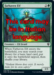 MTG 4x FARHAVEN ELF EXC - ELFA DEL RIFUGIO LONTANO - CMR - MAGIC - Picture 1 of 1