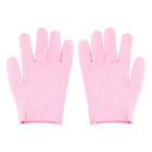  2 Pair Miss Gloves for Moisturizing Dry Hands Aloe Infused Fuzzy Socks