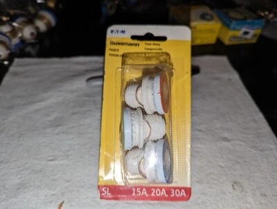 Fusibles Eaton Bussmann BP/SL-A SL 15A, 20A, 30A nuevo retraso 69756 paquete de 3 Foto 1 de 2