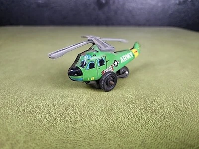 Helicóptero del Ejército Años 50 Hecho en Japón Verde 1 B M2 Foto 1 de 4