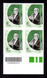 Italia 202 : Edoardo Bennato - quartina con codice a barre, MNH** - Imagen 1 de 1