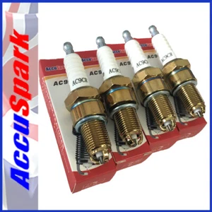 AccuSpark AC9CR triple ground spark plugs as NGK BPR6ES Champion RN8YC - Picture 1 of 11