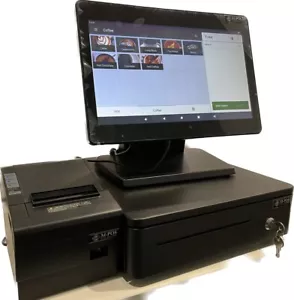Pos System All in one inc 14"Terminal Printer And Cash drawers, with Software - Picture 1 of 5