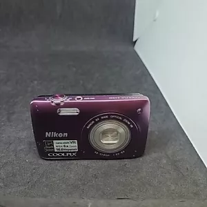 Nikon COOLPIX S4300 PLUM Touchscreen Digital Camera - For Parts Or Repair - Picture 1 of 4