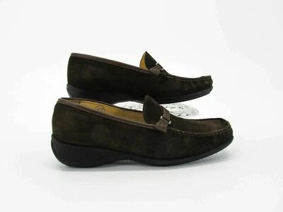Mephisto Women Shoe Cool Air Size 7.5M Brown Suede Moc Loafer Flat Pre Owned qp - Image 1 of 4