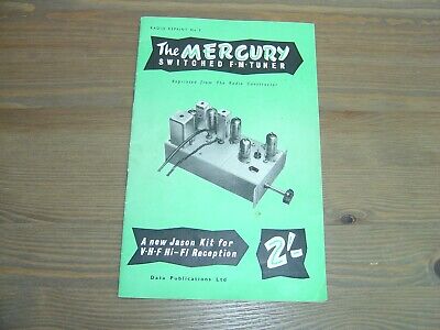 The MERCURY  SWITCHED F.M.  Tuner-receiver  1957 REPRINT NO.5 • 11.64€