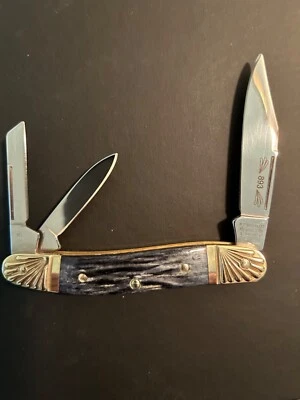 NUEVOS CUCHILLOS BOKER 280 22 DT DOBLE ÁRBOL ALEMANIA HUESO GRIS CUCHILLO GANADERO Foto 1 de 4