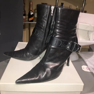 Dior Sell Ankle Boots Size 41 Black - Picture 1 of 9
