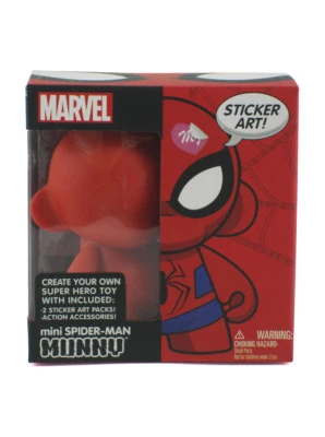Kidrobot Marvel Mini Munny Spider-Man Figura Hágalo Usted Mismo Superhéroe Vinilo Nuevo Foto 1 de 4