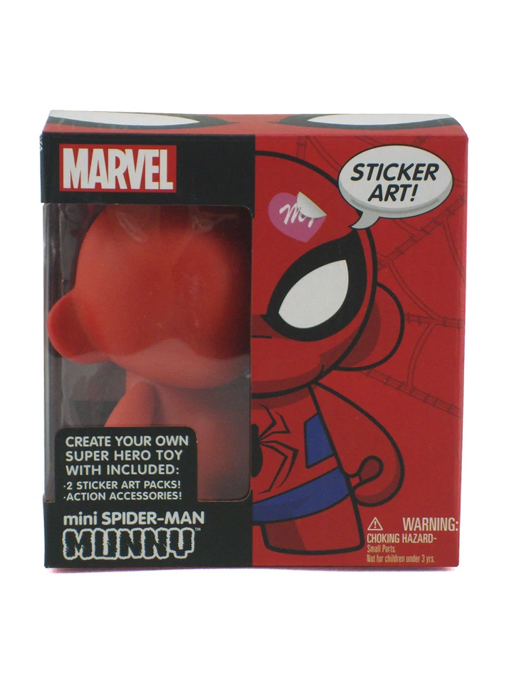 Kidrobot Marvel Munny DIY Sticker Spider-man Vinyl 4" Figure