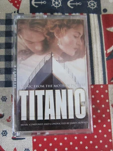 TITANIC MUSIC FROM THE MOTION PICTURE SOUNDTRACK BY JAMES HORNER 1997 SONY TAPE - Picture 1 of 6