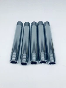 Jones Stephens 5-1/2" lang, 1/2" Rohrgewinde CP Messing Rohrnippel N16550 - Bild 1 von 4