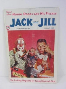 Jack and Jill January 1960 Magazine Howdy Doody Clarabelle Flub-A-Dub Buffalo - Picture 1 of 6