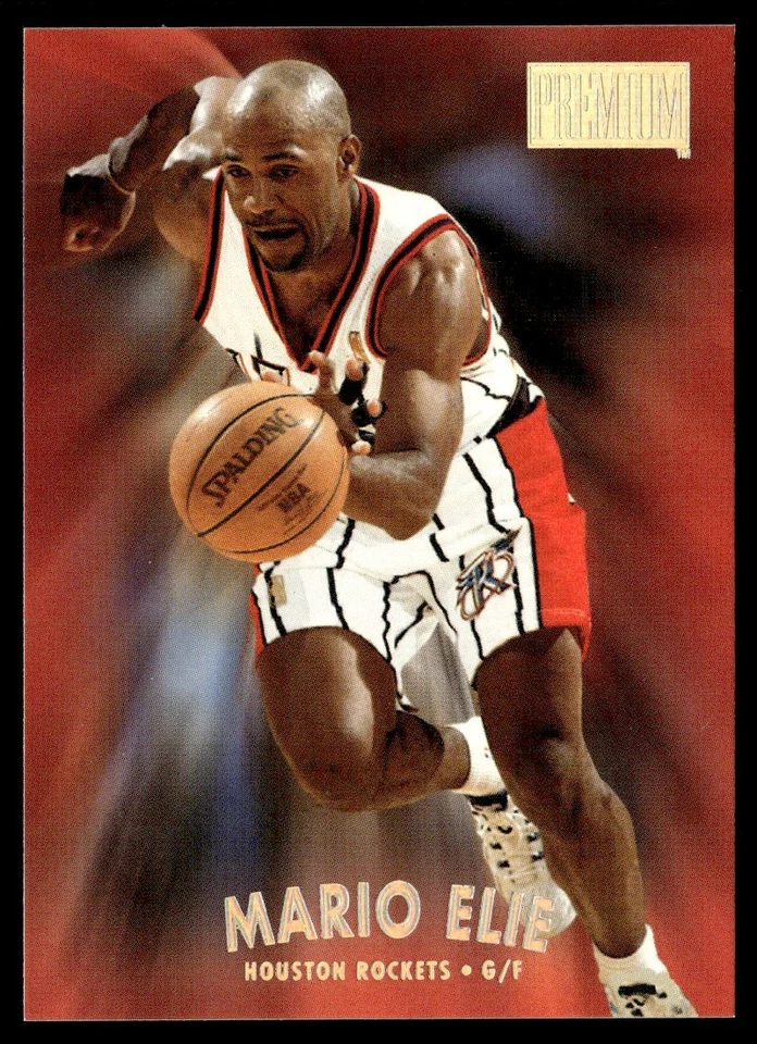 1997-98 SkyBox Premium Reebok Bronze Mario Elie Houston Rockets #81 - Image 1 of 2