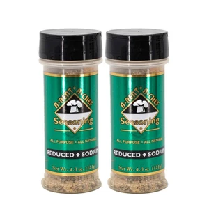 Reduced Sodium All Purpose Seasoning | Pack of 2 | 4.3 oz | Gluten Free | A-Rent - Picture 1 of 6