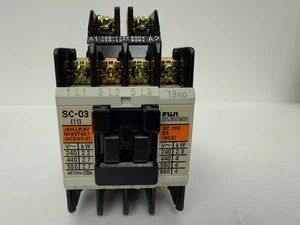 FUJI ELECTRIC SC-03 [11] CONTATTORE MAGNETICO 11A CAT# 4NCOA0#10 NUOVO - Foto 1 di 6