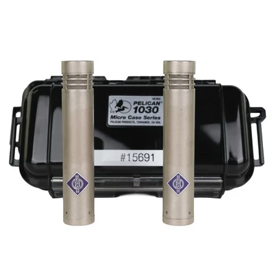 Neumann KM84 кардиоидный FET конденсаторный микрофон - пара #15691/15692 (винтажный) - Изображение 1 из 4