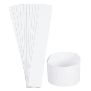 Pack of 50 Money Band Bundles, Self-Adhesive Bill Wrappers, 7.6"x1.18" White - Picture 1 of 7