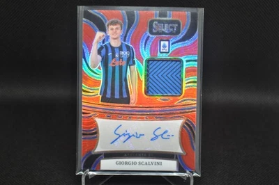 Giorgio Scalvini 2024-25 Panini Select Serie A AM-GS Red Patch Auto - Image 1 of 2