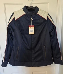 NUEVO CON ETIQUETAS Indian Motorcycle Mujer Azul Marino Arizona Malla Chaqueta Montar Abrigo Talla XL - Imagen 1 de 11