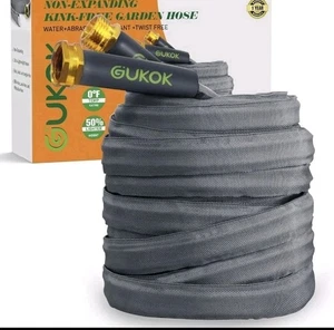 2025 Upgraded 50FT Non-Expanding Garden Hose, Ultra-Light & Flexible Water Hose - Picture 1 of 7