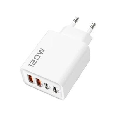 Quick Charge 3.0 Fast Charger Muti Total 120W 4 Port USB Type C 5 - Bild 1 von 2