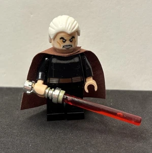 Conde Dooku con Cabo Lego Star Wars Minifigura Sable de Luz *Sin Mango Curvo* - Imagen 1 de 6