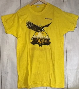 Great America Roller Coaster Yello Sgl Stch Trashed T-shirt 80's American Eagle - Picture 1 of 9