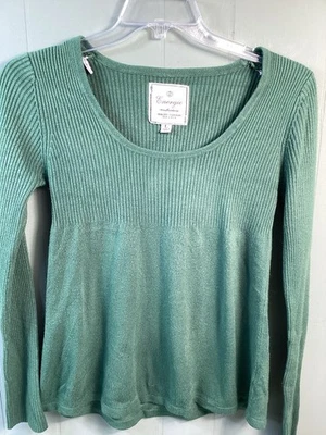 Suéter Energie Auténtico Para Mujer L Acanalado Verde Fluido Ángel Hada Boho Foto 1 de 4
