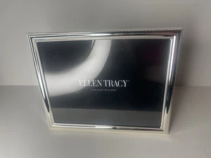 Ellen Tracy Silver Beveled 8 X 10” Photo Frame 5V66 - 80 2017 - Picture 1 of 5