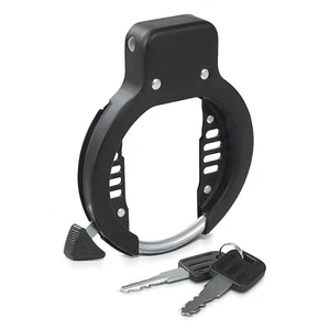 Fahrradrahmenschloss schwarz Diebstahl Schutz Sicherung Ring Reifenklemme 62 mm - Bild 1 von 2