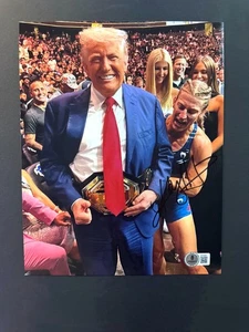 Kayla Harrison Hot! autographed signed UFC MMA Trump 8x10 photo Beckett BAS coa - Picture 1 of 1