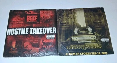 Hostile Takeover CD Sampler RARE OOP Promo Tech N9ne Krizz Kaliko Skatterman NEW - Imagem 1 de 4
