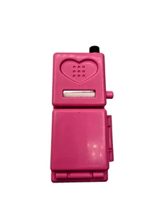 Vintage Barbie Courtney Pink Flip Phone Mattel 1995 Pencil & Paper Pad - Bild 1 von 11