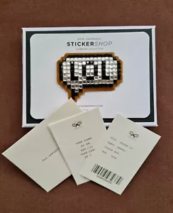 NEW Anya Hindmarch Sticker “ LOL “ Sticker Crystal - Picture 1 of 3