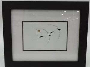 Benjamin Chee Chee Signed Print - Swallows - Matted & Framed - Picture 1 of 7
