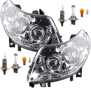 Scheinwerfer Set passend für Fiat Ducato + Leuchtmittel Links Rechts 2006-2010 - Bild 1 von 12
